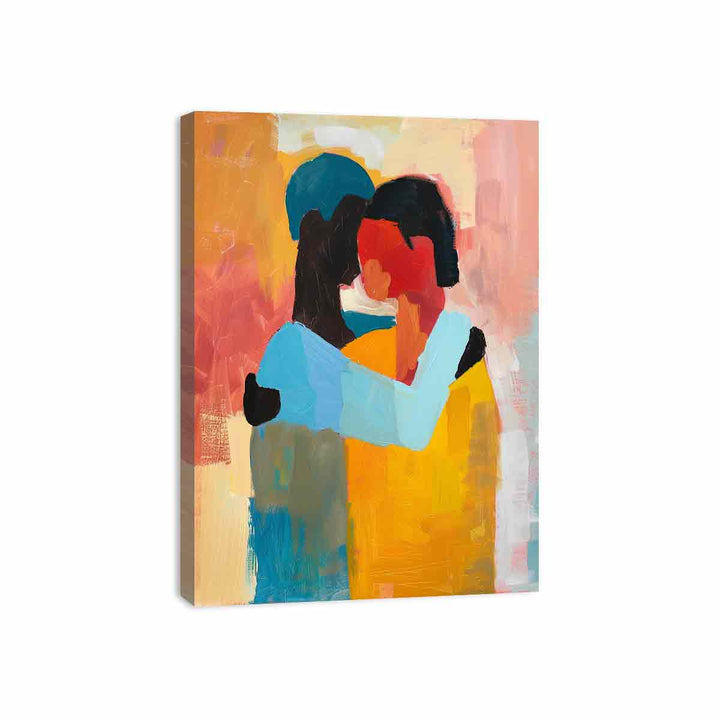 Abstract Hug  Canvas Print