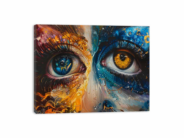 Two Sides Canvas Print