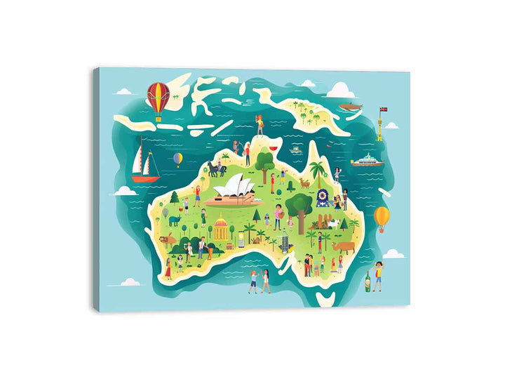 Diverse Australia  Canvas Print