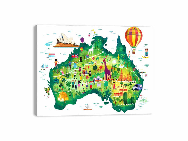 Love  Australia Canvas Print