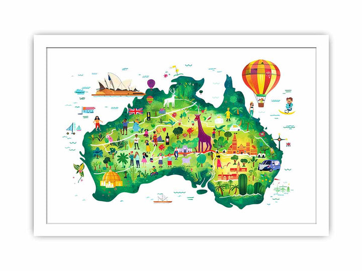 Love  Australia Streched canvas