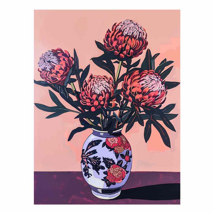 Red Waratah Flowers