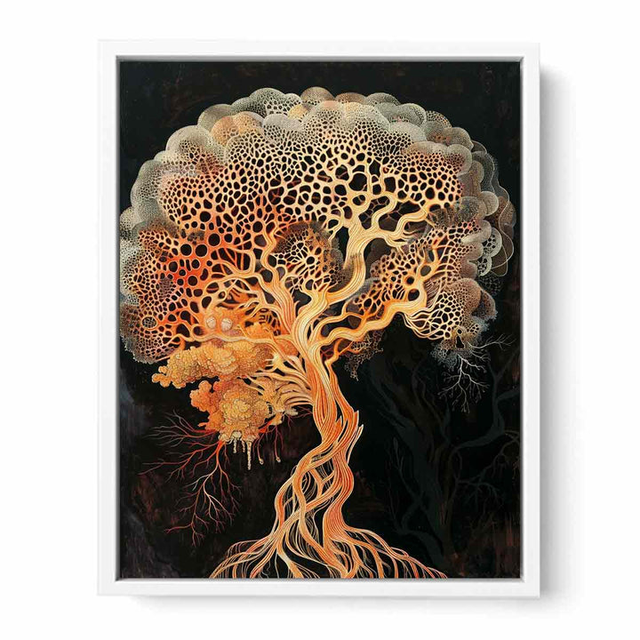 Brain Tree Framed Print