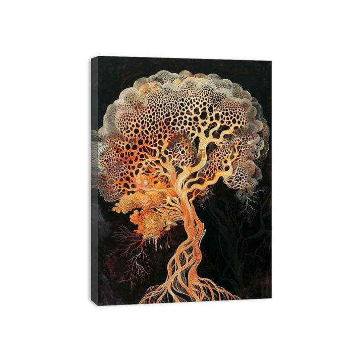 Brain Tree Canvas Print