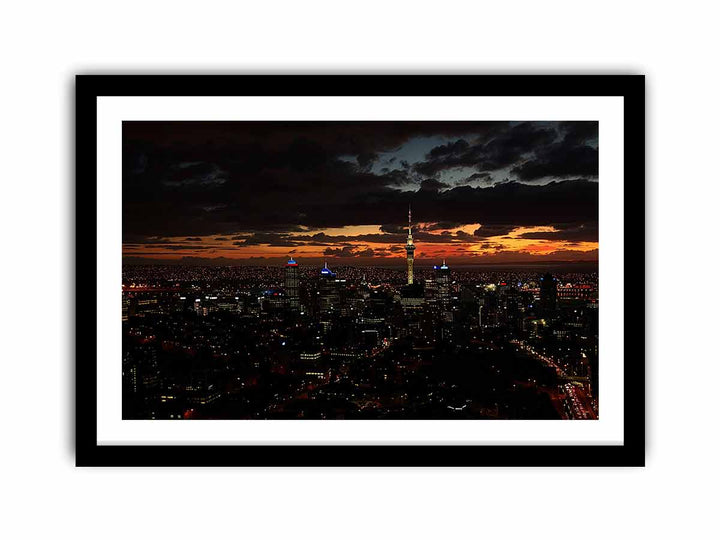 Auckland Night   Art Print