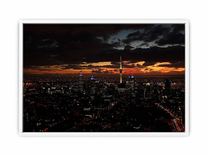 Auckland Night  Framed Print