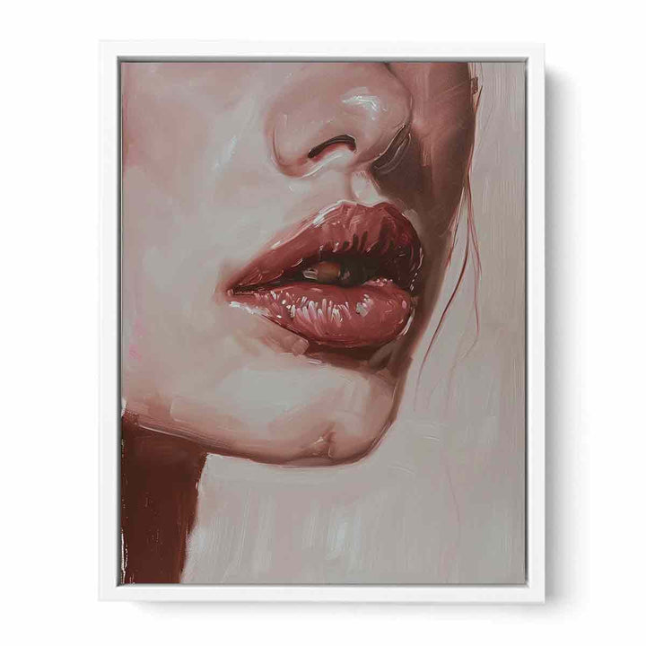 Loving  Lips  Framed Print