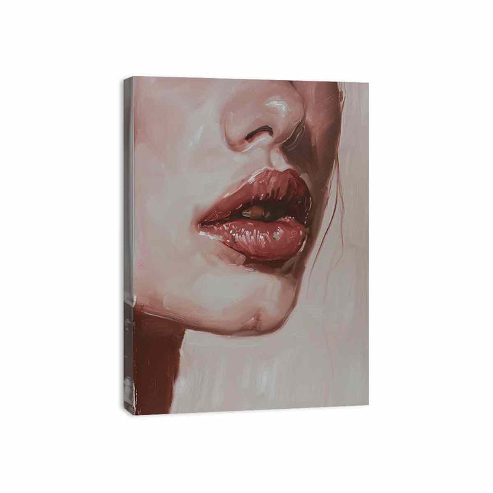 Loving  Lips  Canvas Print