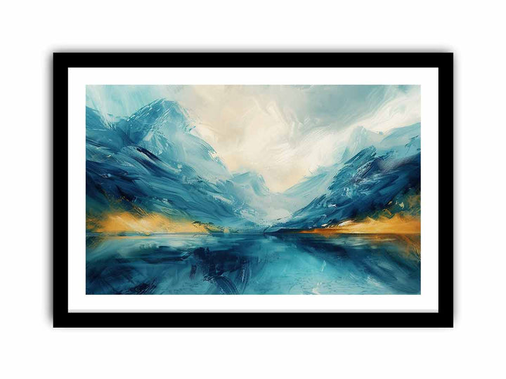 Cool Lake  Art Print