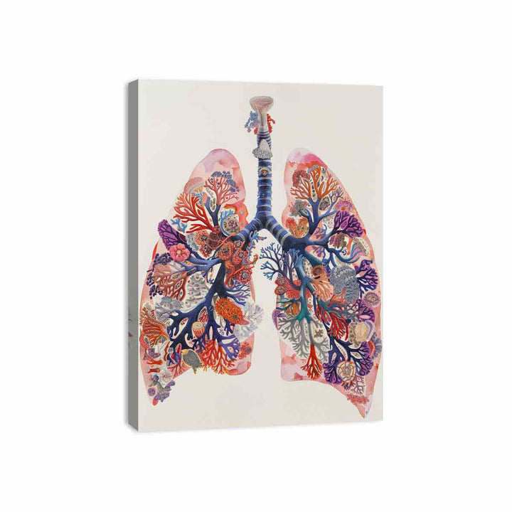 Coral Lungs Canvas Print