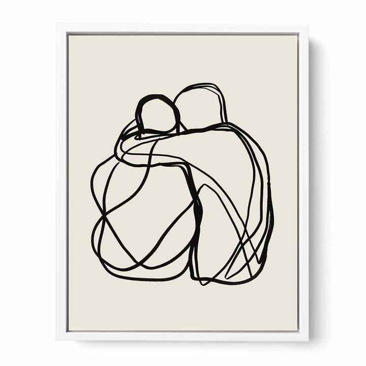 Hug  Framed Print