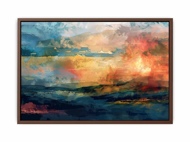 Coastal  Sunset  Poster