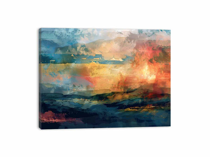 Coastal  Sunset Canvas Print