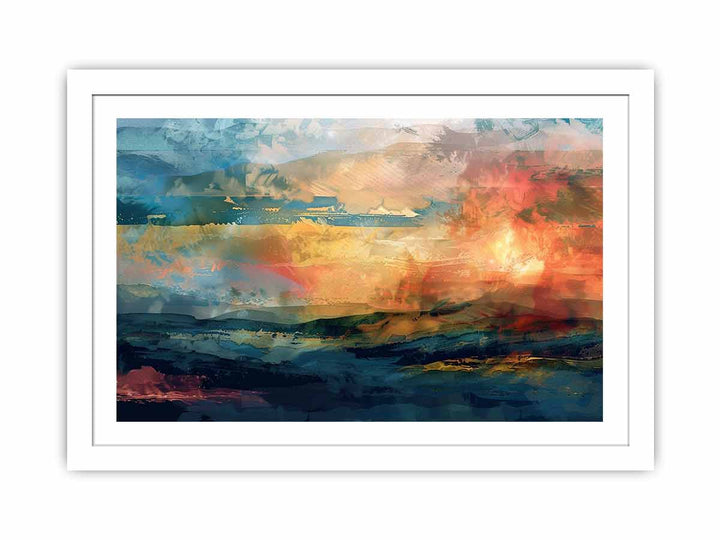 Coastal  Sunset Streched canvas