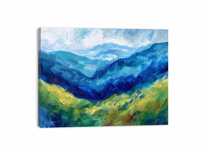 Blue Mountians Canvas Print