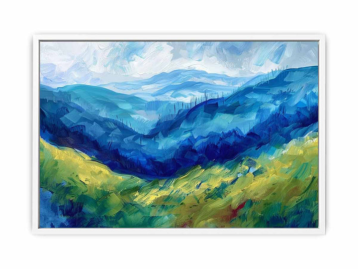 Blue Mountians Framed Print