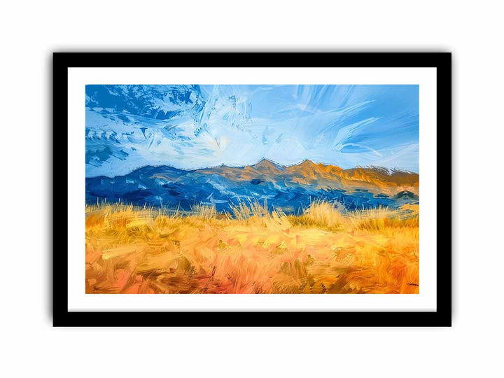 Blue Mountians   Art Print