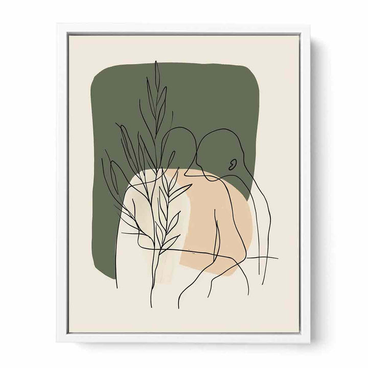 Cuddle Framed Print