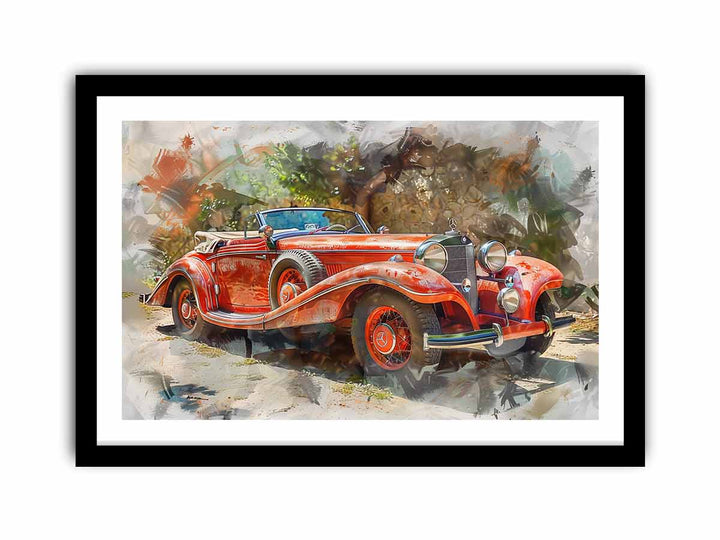 Vinatge Car   Art Print