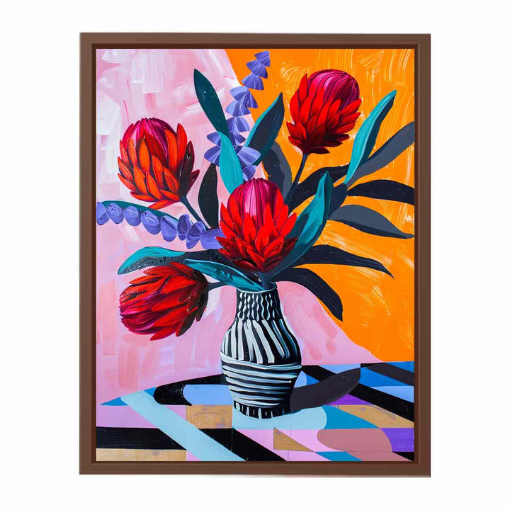 Waratah Vase   Poster