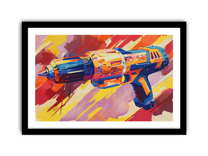 Gouache Drill  Art Print