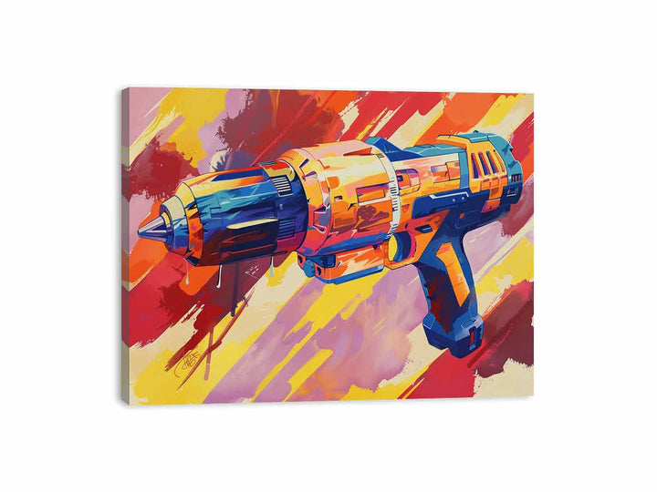 Gouache Drill Canvas Print