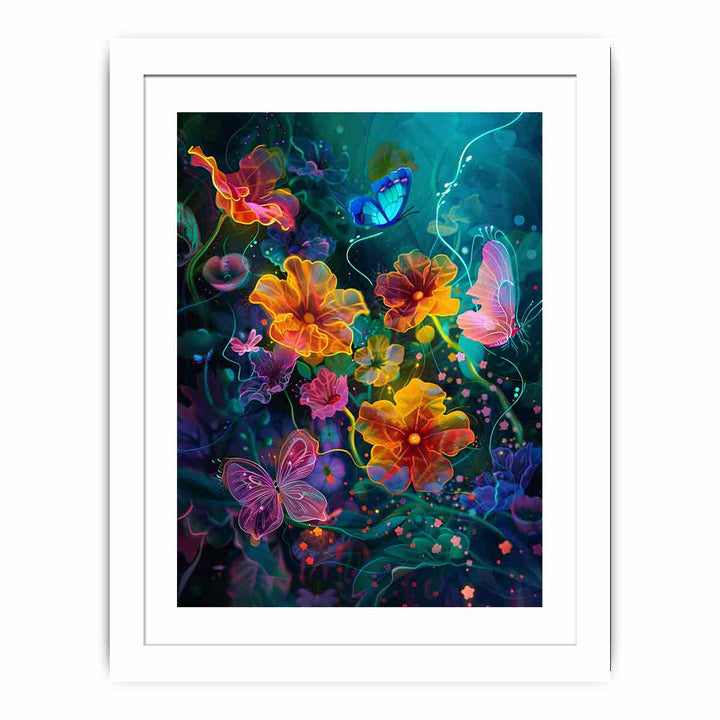 Cosmic Garden  Streched canvas