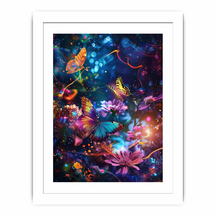 Cosmic Garden  Streched canvas