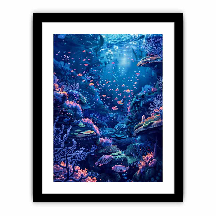 Fantasy Underwater  Art Print