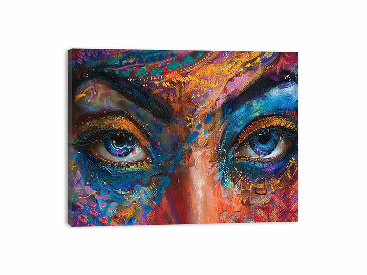 Arty Eyes Canvas Print