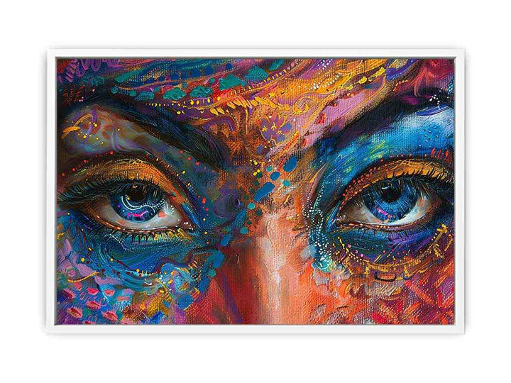 Arty Eyes Framed Print