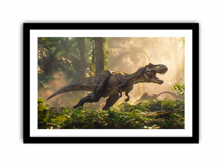 Running In Jungle  Art Print