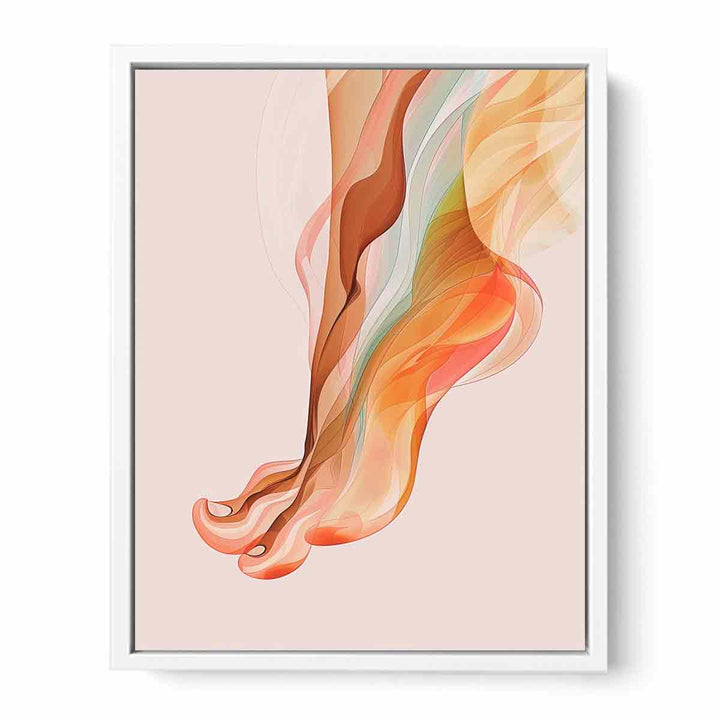 Fire Walk Framed Print