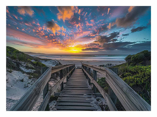 Walkway To Beach 