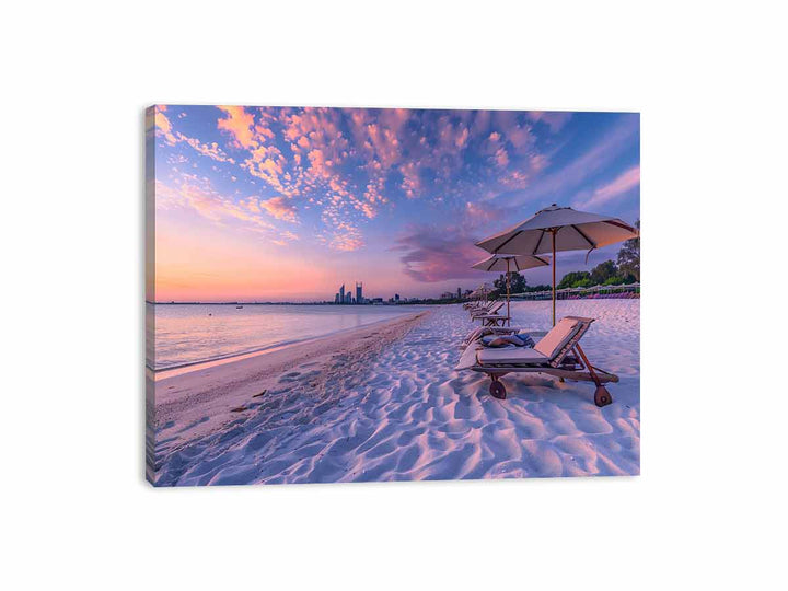 Beach Side Canvas Print