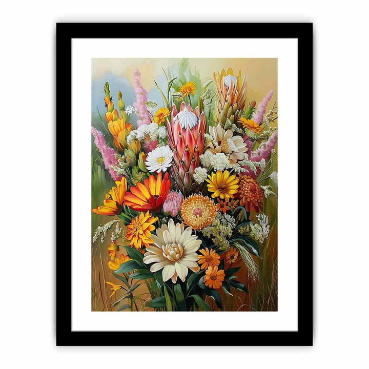 Native Flowers  Art Print