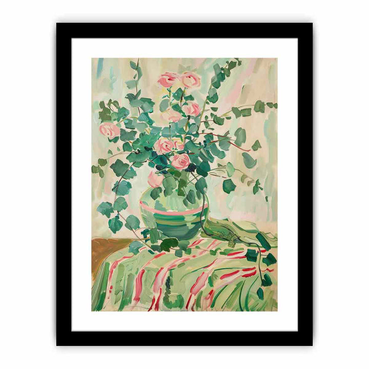 Eucalyptus Rose  Art Print