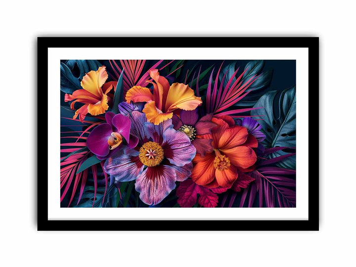 Vibrant Flowers  Art Print