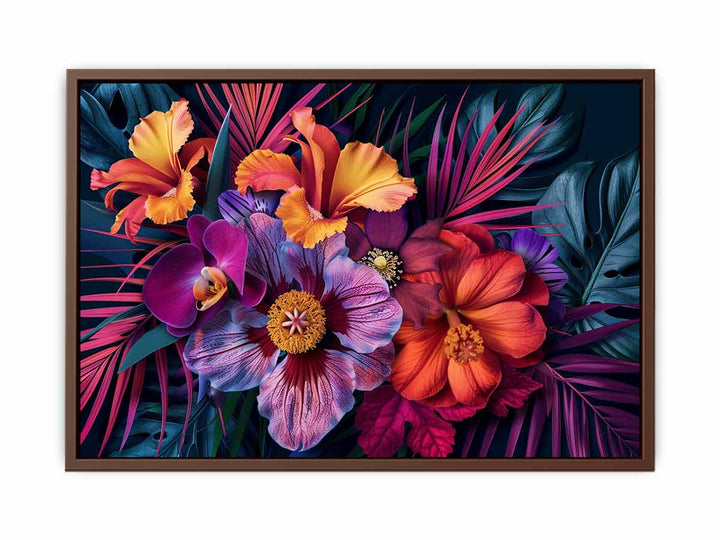 Vibrant Flowers  Poster