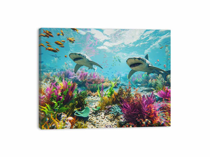 Underwater Fish Canvas Print