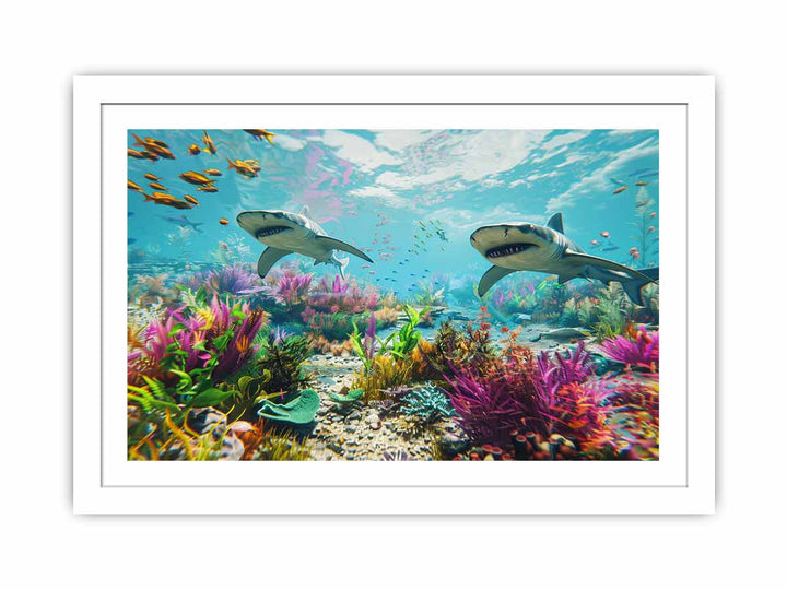 Underwater Fish Streched canvas