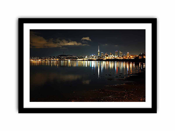 Auckland Night   Art Print