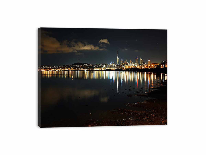 Auckland Night  Canvas Print