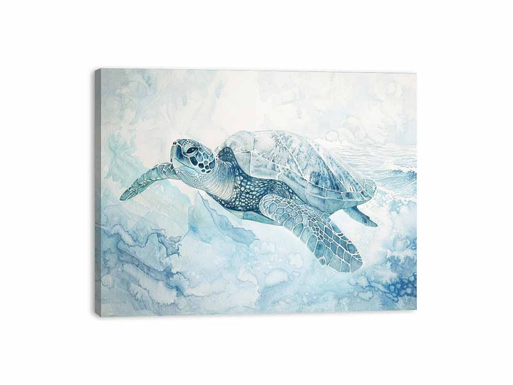 Ice Turtle  Canvas Print