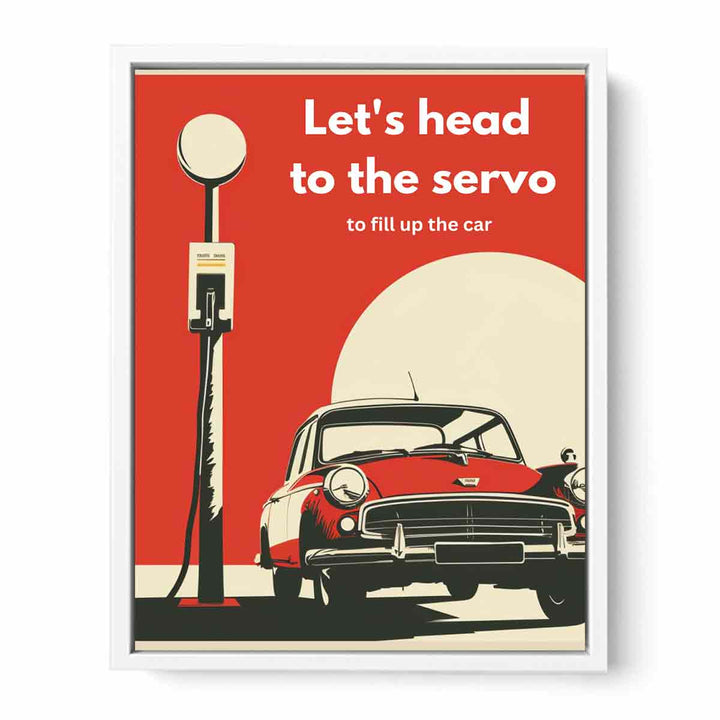 Lets Head To Servo Framed Print