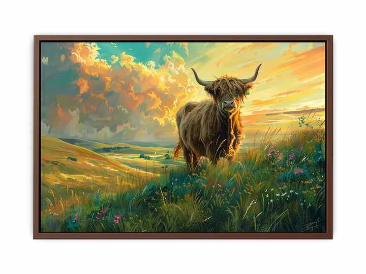 Elegant Highland  Poster