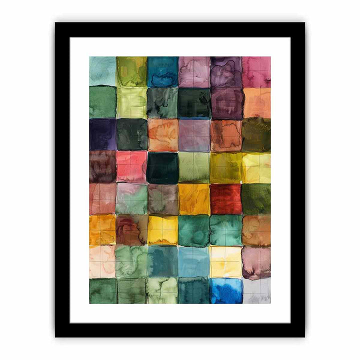 Abstract Squares   Art Print