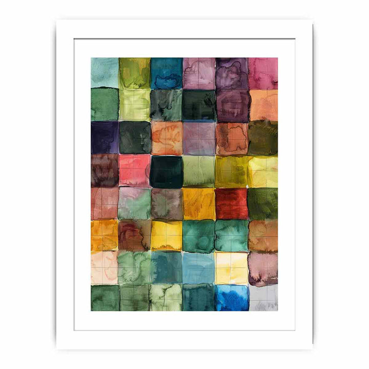 Abstract Squares  Streched canvas