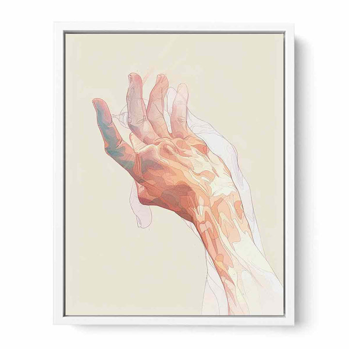 Helping Hand Framed Print