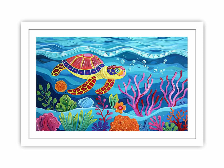 Sea Turtle  Streched canvas